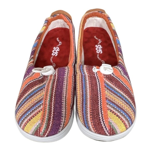 SAS Shoes - SAS Women's Funk Active Slip Loafer Lava Strip Comfort Shoe Size 5 Retail $145
